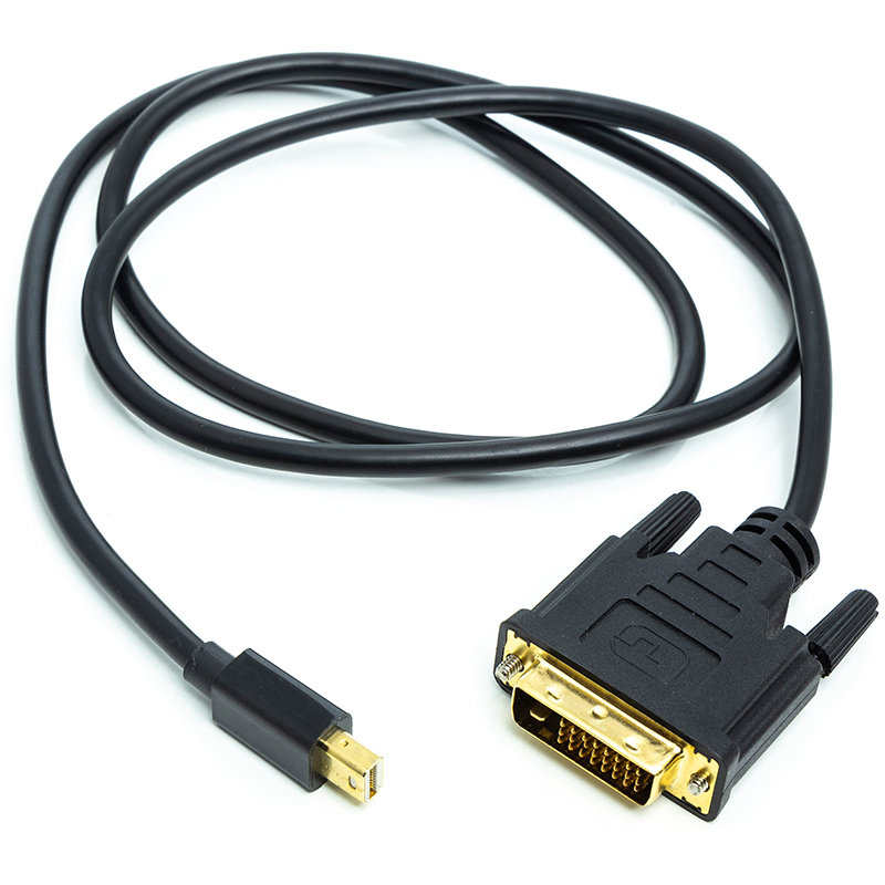 Купить Кабель PowerPlant mini DisplayPort (M) - DVI (M), 1 м