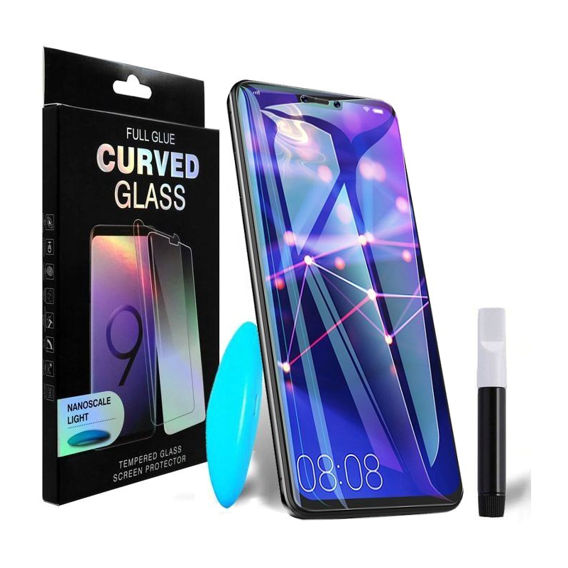 Купить Защитное стекло PowerPlant для LG V30 (жидкий клей + УФ лампа)