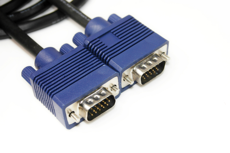 Купить Видео кабель PowerPlant VGA-VGA, 1.5м, Double ferrites